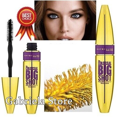 Maybelline Colossal Big Shot Mascara – Wasserfest, Schwarz, 9,5 Ml, Für Extremes Volumen