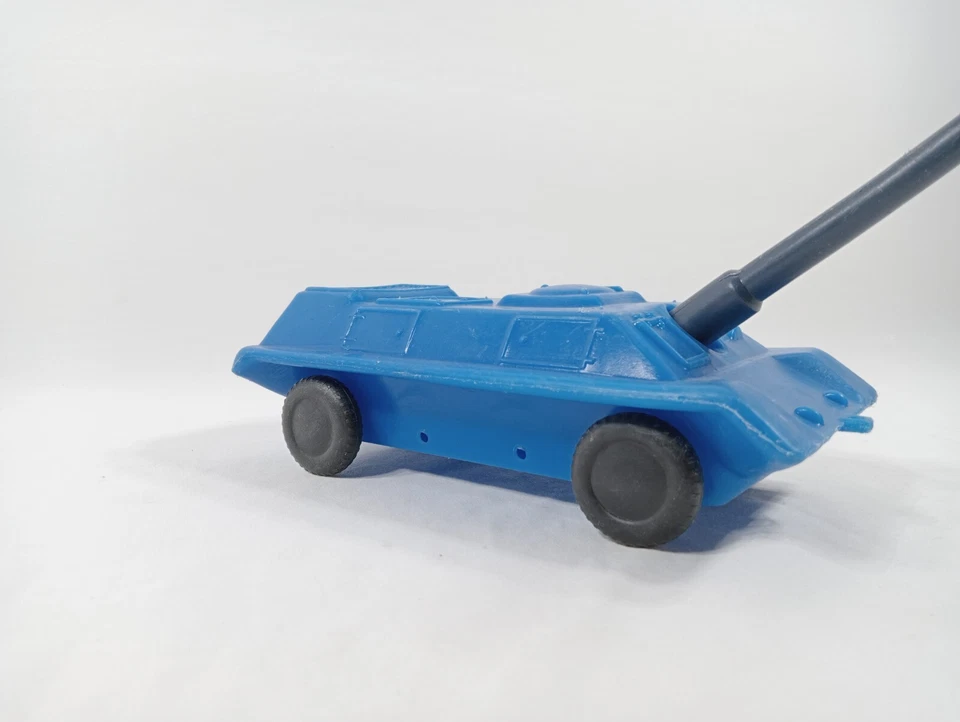 Juguete Infantil URSS Militar Artillería Autopropulsada Montaje Azul De Colección Antiguo Foto 4 de 4