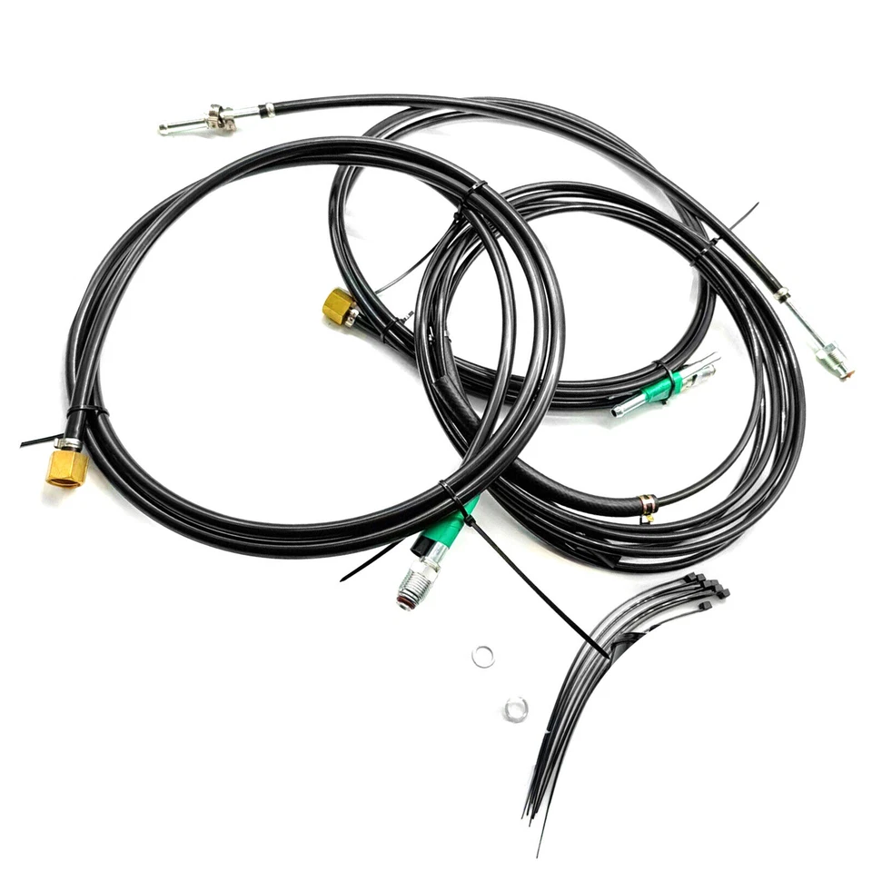 For 1988-1997 Chevrolet C1500/2500 K1500/2500 Truck Nylon Fuel Lines Kit GAS New Foto 4 de 4
