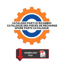 Gallignani 3200 Supercut Catalogo ricambi Manuale parti imballatrice SPARE PARTS