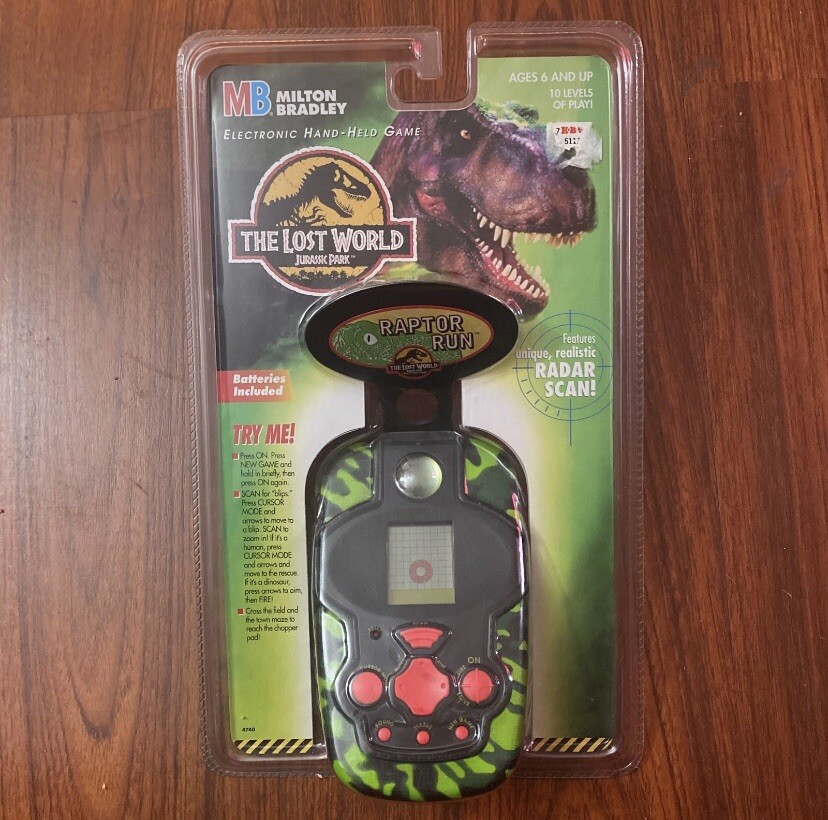  Jurassic Park The Lost World Raptor Run Handheld Electronic Game 1996