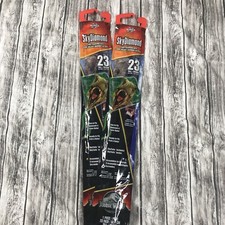 X-Kites Sky Diamond 23'' Jurassic Poly Diamond Kite with Skytails Lot Of 2