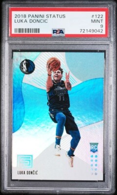 その他 LUKA DONCIC STATUS RC 2018 PSA9 2018 Panini Status Basketball Luka Doncic Gold RC PSA9 | eBay