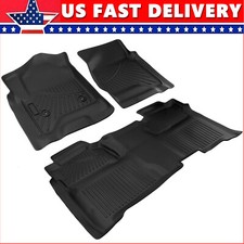 Floor Mat Custom For Floor Mats 2 Row Liner Set 2014-2018 Silveradosierra 1500
