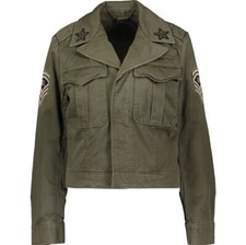 Polo Ralph Lauren Military Green Army Patches Jacket