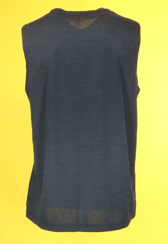 Reebok Tank Top Men's Black Logo Lightweight Shirt Gym Active Relaxed Fit - Picture 2 of 2