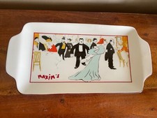 Plat en céramique MAXIM'S DE PARIS  , vide poche vintage