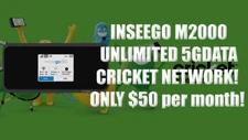 Inseego m2000 WITH UNLIMITED 5G DATA PLAN! CRICKET WIRELESS ONLY $50 per month!!