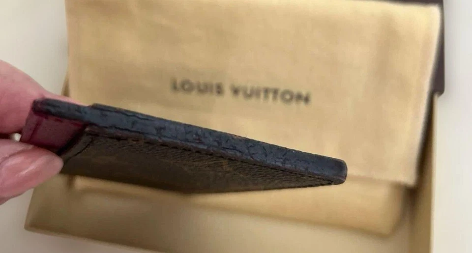 LOUIS VUITTON M60703 Monograma Porte Cult Simple Tarjetero Tarjetero Estuche Foto 3 de 4