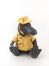 Vintage Dakin 1987 Dinky McDiver Plush Platypus Way Outback Australia Tag