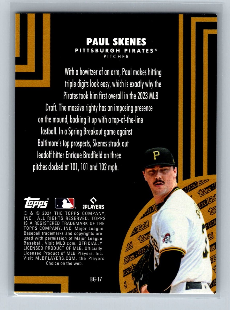 2024 Topps Update Paul Skenes Black Gold RC | eBay 2024 Topps Update Paul Skenes Black Gold RC | eBay