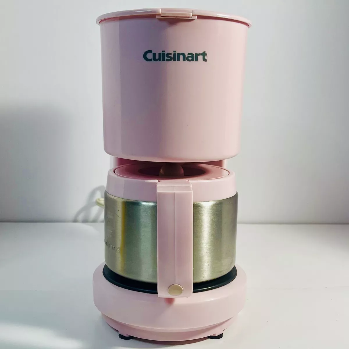 Cuisinart Coffee Maker Pot Pink 4-Cup Breast Cancer Awareness DCC-450,  Tested