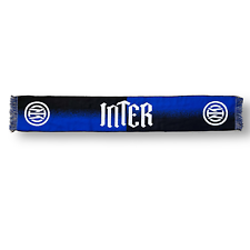 Sciarpa Inter Gothic Logo, Limited Edition, Nero, Blu