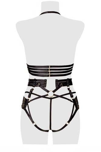 Woman Harness Strappy Lingerie Set - Picture 7 of 8