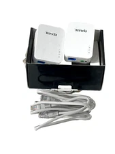 Tenda PH3 AV1000 Powerline Ethernet Adapter Kit  1000Mbps with Gigabit Port NEW.