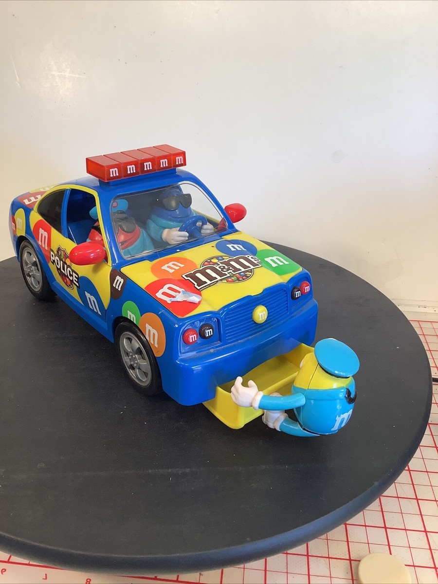 2010 M&M's Police Car Chocolate Candy Dispenser Vehicle Dish M&M