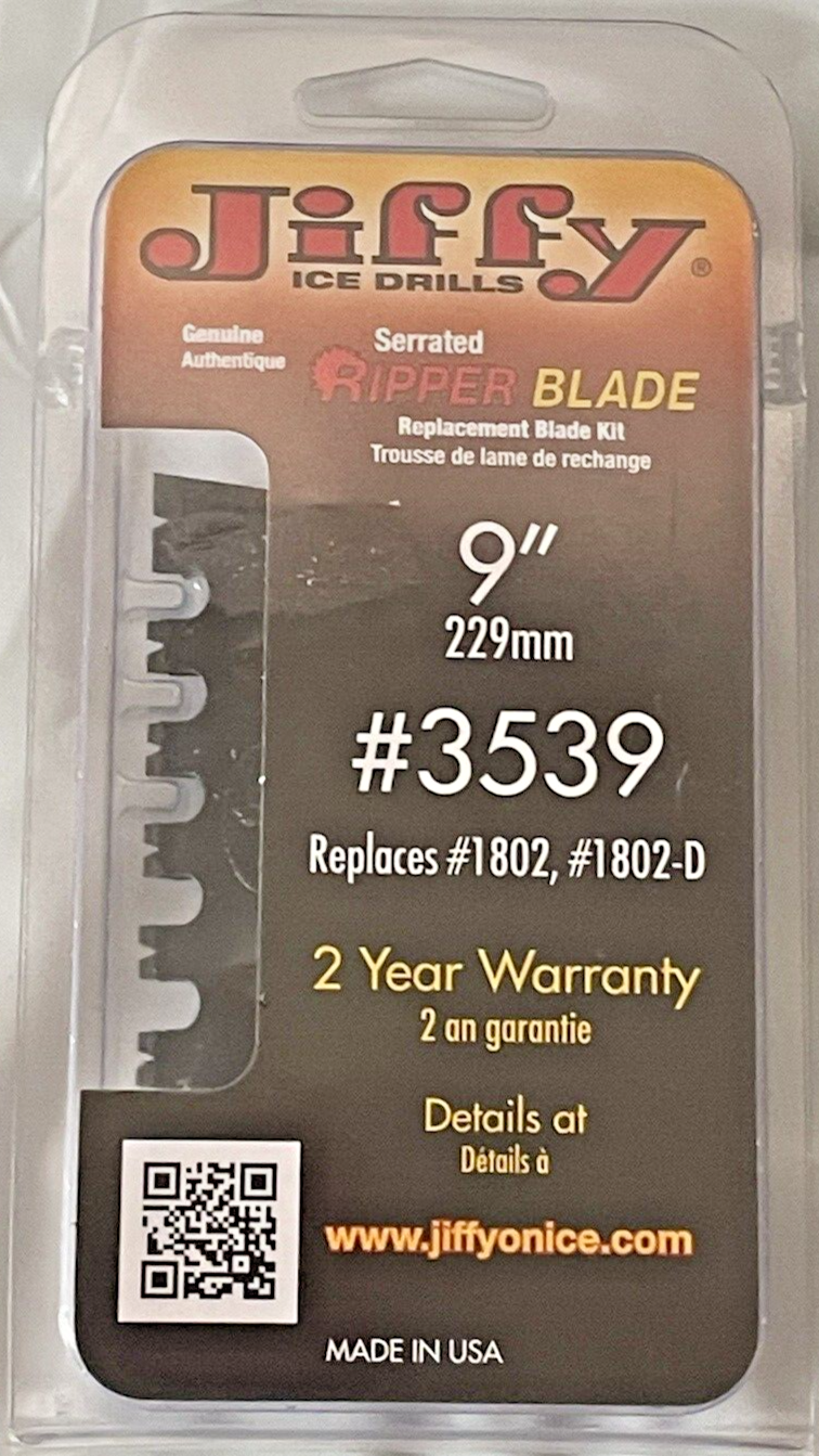 JIFFY Ice Auger 3539 9" RIPPER BLADE KIT genuine OEM Ice Drill 30