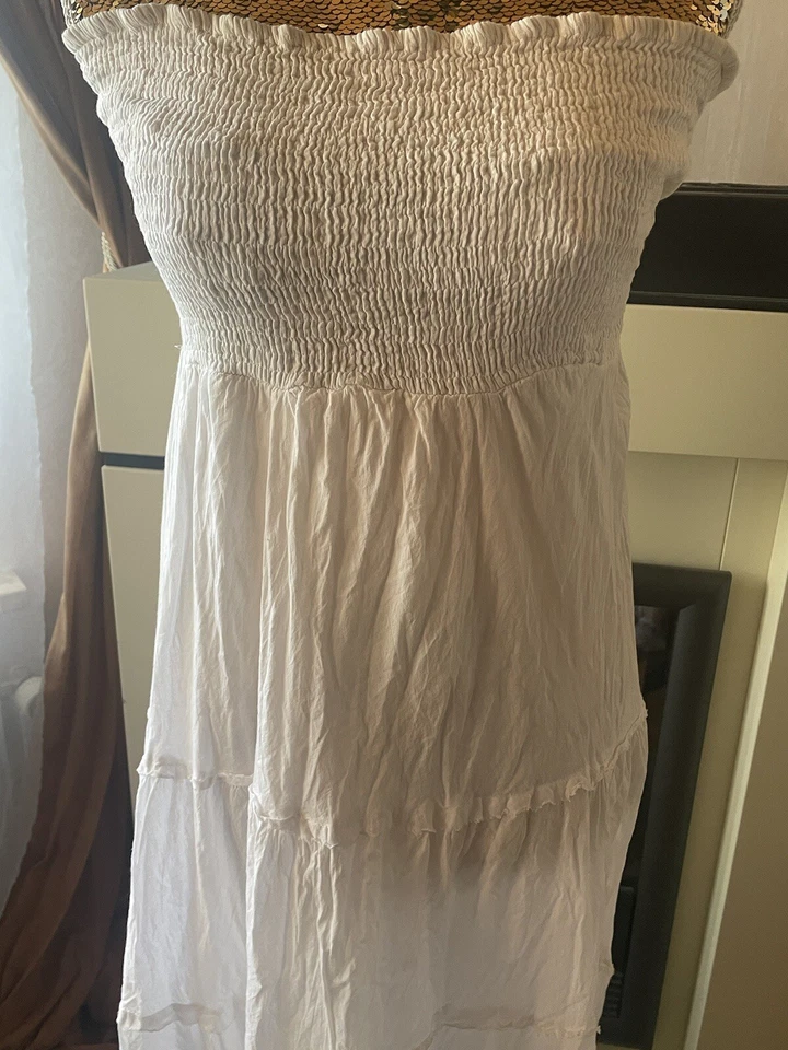 Solitaire Maxikleid, weiß, Gr. M - Bild 2 von 2