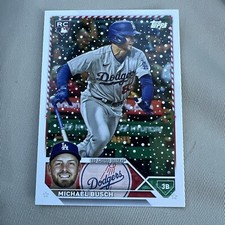 2023 Topps Holiday Mega Box Michael Busch RC #H130 Dodgers!!!