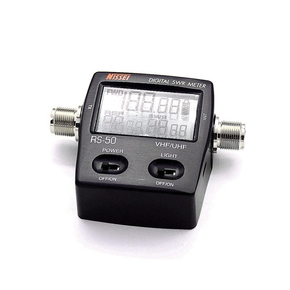 NISSEl RS50 SWR Tester WATT Meter SO239 125-525 Mhz for HAM Radio Compact Tester - Image 2 of 4