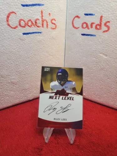 2021 NEXT LEVEL Riley Lees Rookie Autograph Northwestern Wildcats COACH'S $2 BOX