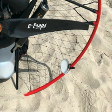Fuel Level Mirror Gauge Frame Mounted for PPG Paramotor Powered Paraglider
