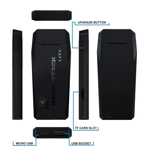 Retro TV Spielkonsole 20000+ Games – 4K HDMI Stick mit 2 Wireless Controllern - Bild 10 von 24