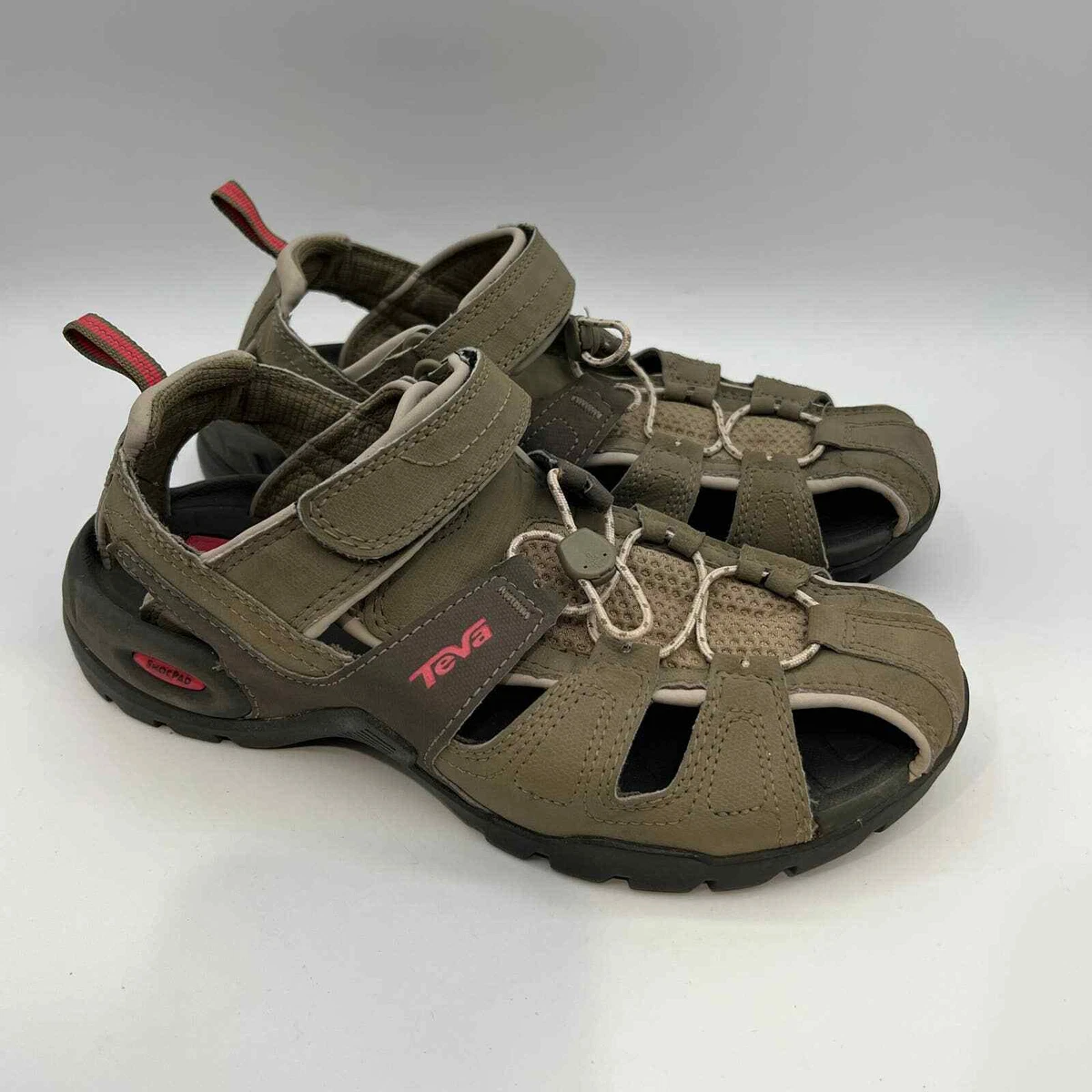 Teva Women s Forebay Fisherman Sandals Size 7 Taupe