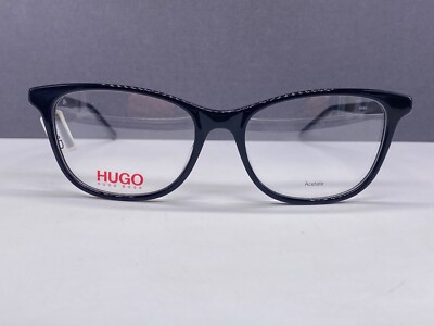 Hugo Boss Brille Damen Schwarz rechteckig HG1041 Vollrand NP: 168 