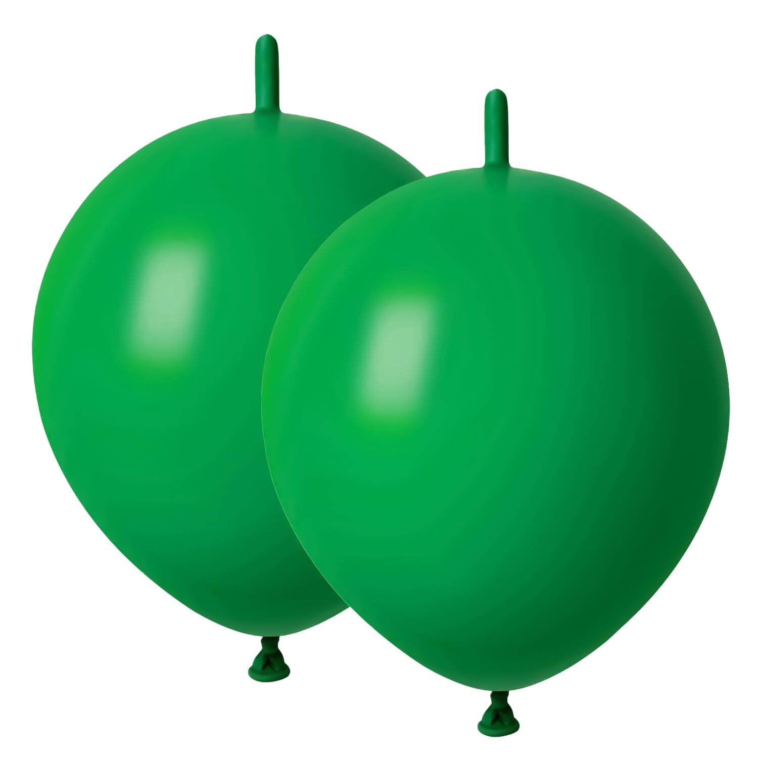 ADIDO EVA Link Balloons Dark Green 10 Inch Latex Quick Linkale Balloon 80 Pcs...