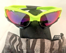 OAKLEY JAWBONE SUNGLASSES Retina Burn w Black Icons Vented Red Iridium Lenses