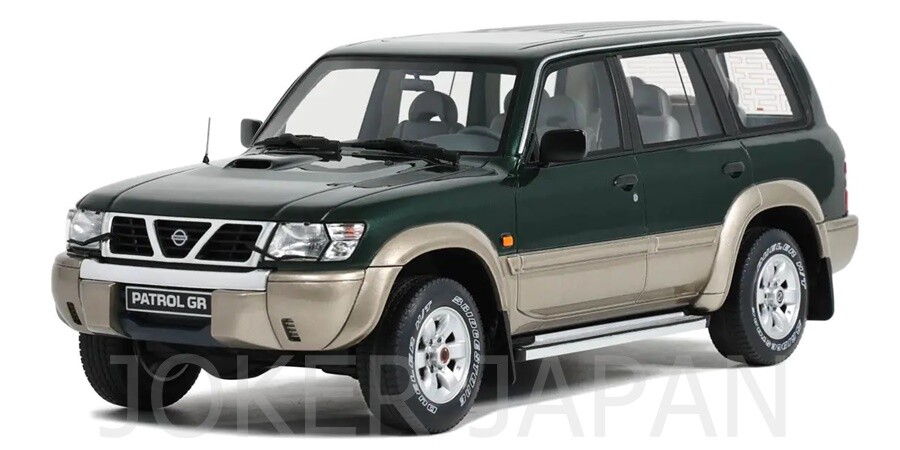 ラスト価格！オットーモービル 日産 パトロール GR Y61 1998 グリーン 1/18 OTTO 1998 Nissan Patrol GR Y61 (Dark Green) Car Model