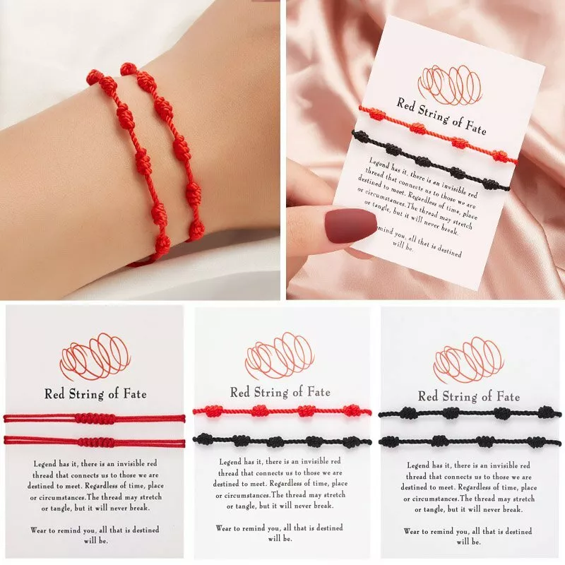 Red string of fate bracelet deals