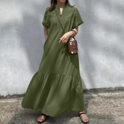 chinese dress ladies We Can Work It Out Ribbed Maxi Dress Black main image 1