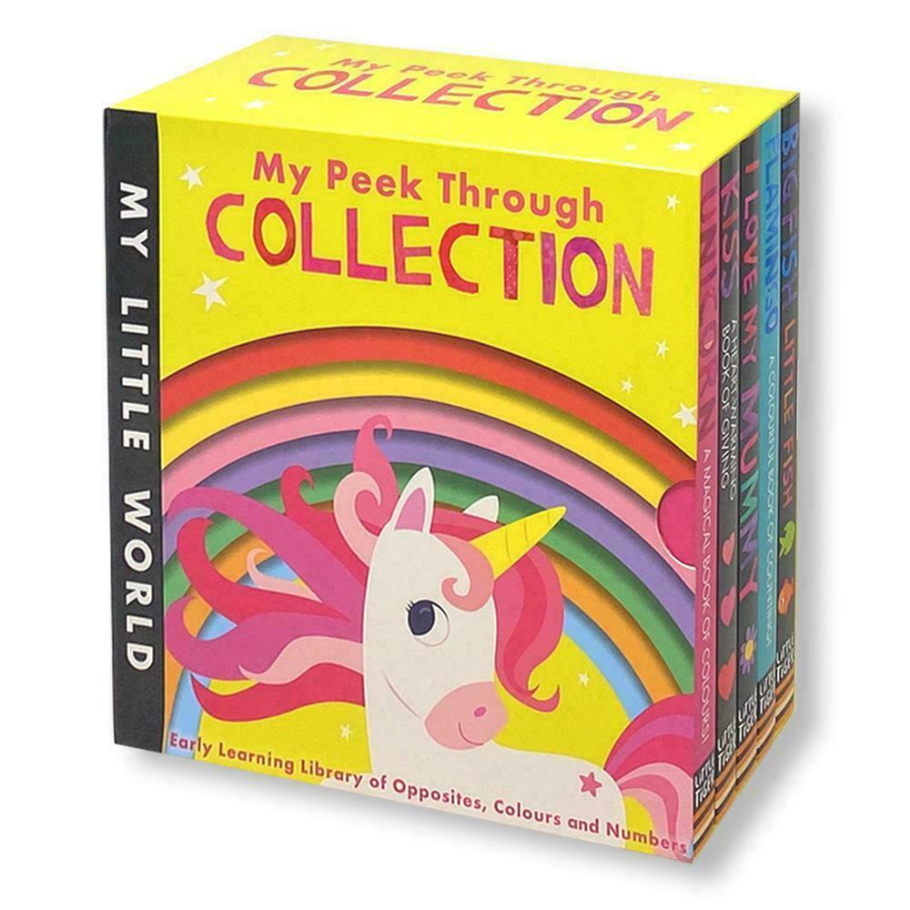 My Peek Through Collection 5 Board Books Box Set (My Little World Series) NEW - Image 11