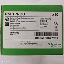10PCS/1Box New Schneider RSL1PRBU  Socket With Relay In Box Brand