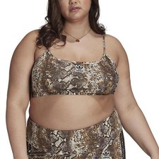 Adidas Women's Plus Snakeskin Bra Top,