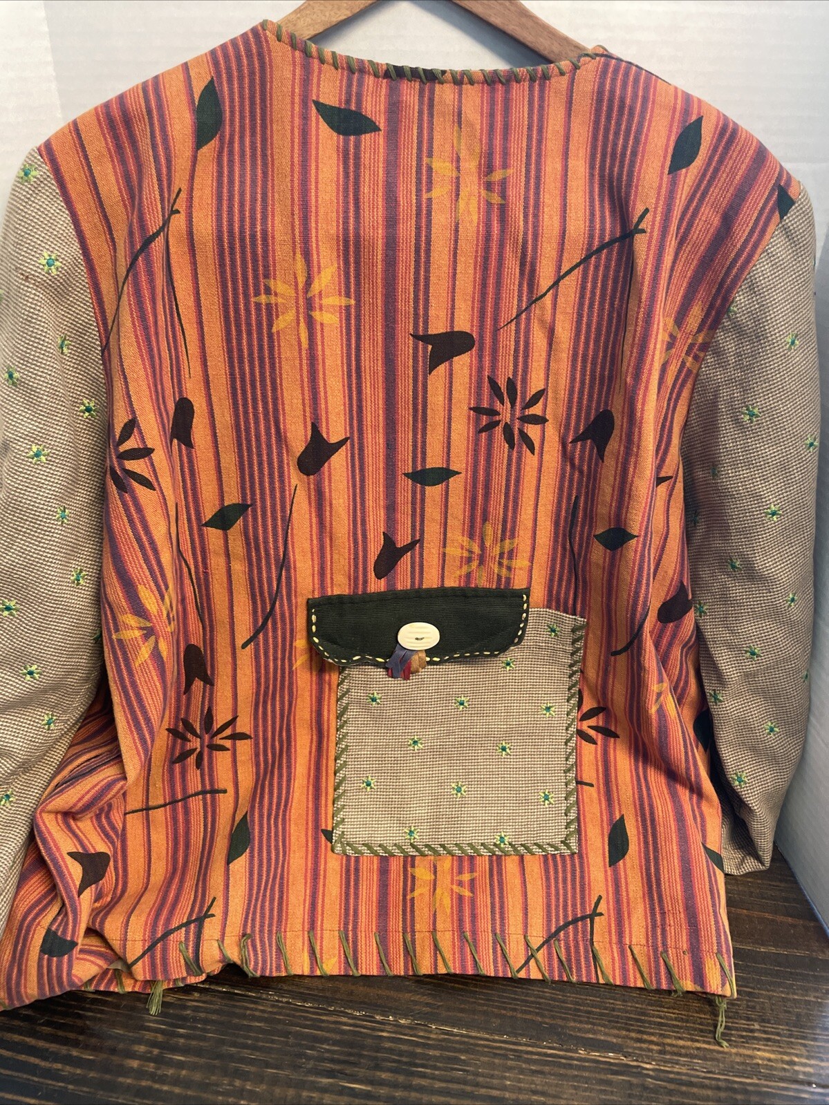 Vtg patchwork Stonebridge 2x wearable art Lagenlo… - image 3