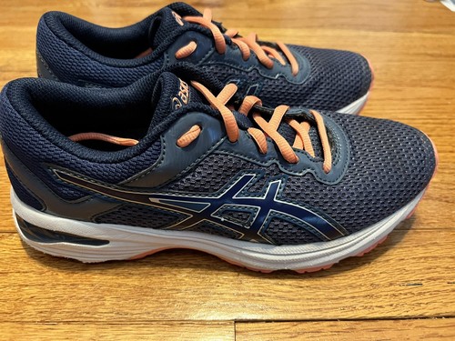 Asics C740N Smoke/Indigo/Pink Sneakers Shoes Size 4.5 (A960118 WR) SO CLEAN  | eBay