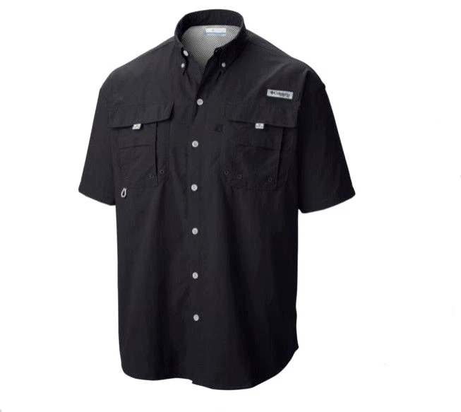 NUEVA COLUMBIA Para hombres PFG Bahama Manga Corta Camisa de Pesca UPF Ventilada S M L XL XXL