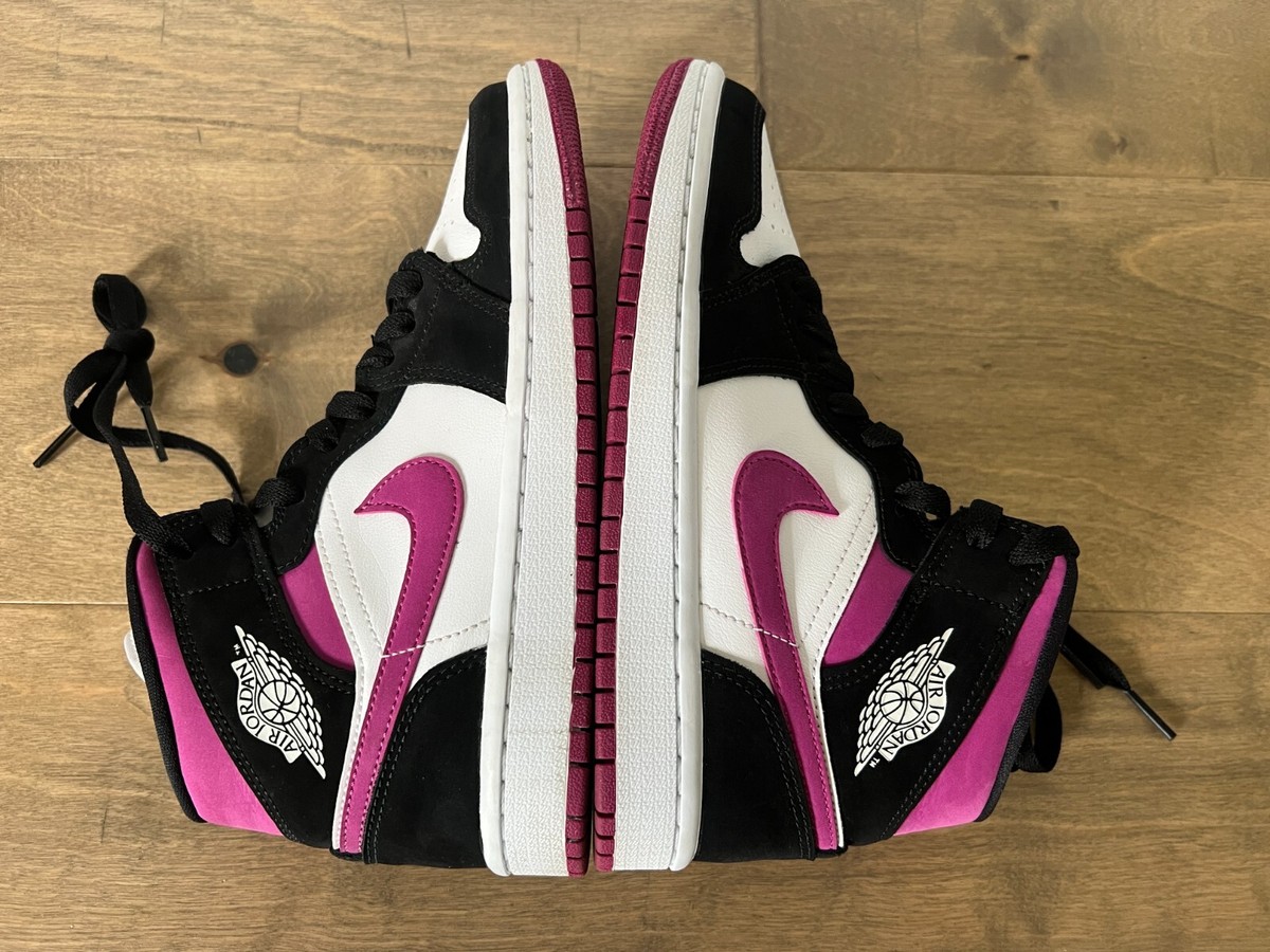 Nike Air Jordan 1 Mid Cactus Flower 2020 Magenta Women's