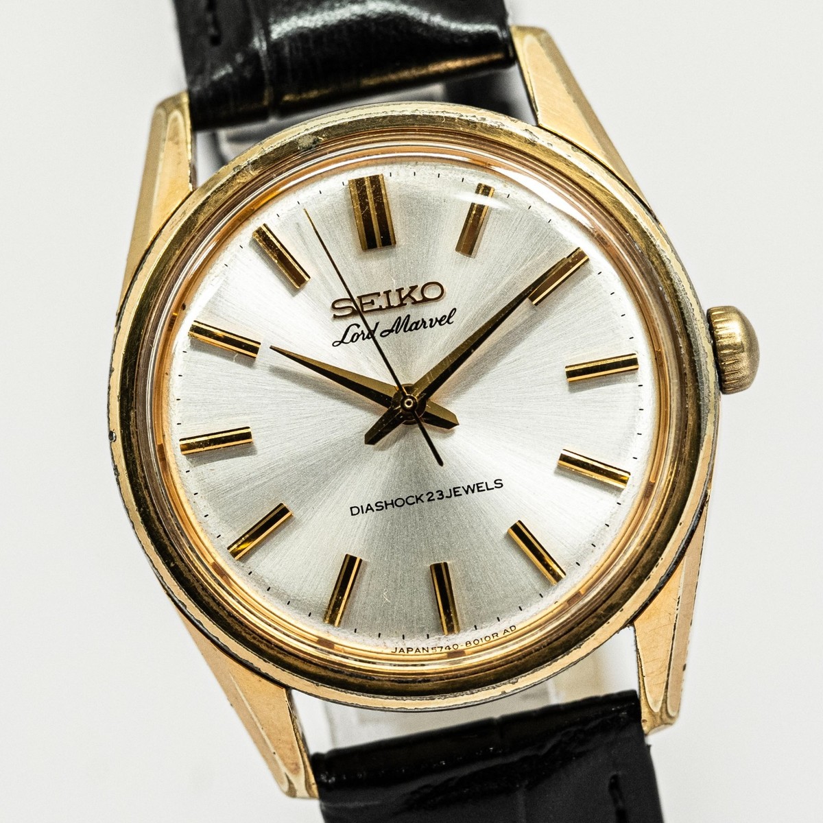 RARE Seahorse* Vintage 1967 SEIKO Lord Marvel 5740-8000 Hand