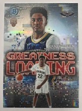 Derik Queen 2025-26 Bowman #GL-13 Greatness Loading Refractor Pelicans RC KG