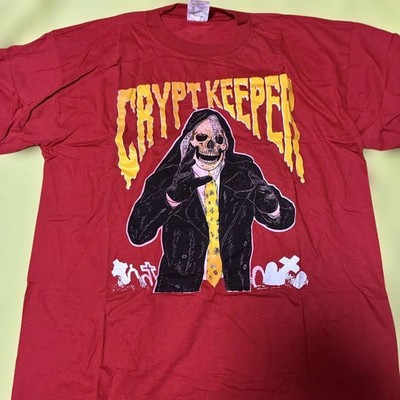 90s IWA Japan Crypt Keeper Pro Wrestling T-Shirt NOS One Size XL Vintage