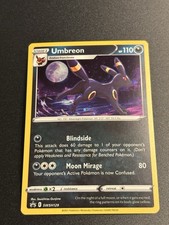Pokemon Sword Shield Evolving Skies Umbreon SWSH129 Cosmos Holo Black Star Promo