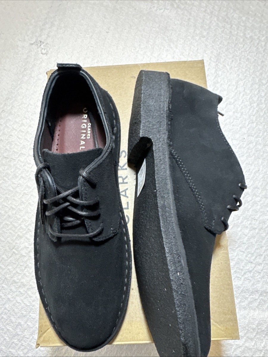 Clarks Originals Desert London Womens Lace Up Shoe In Black  display picture 1