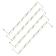 4 Pack 5.9 Feet Coiled 0.98 Feet Phone Cord for Landline, Creamy