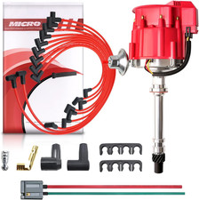 Racing HEI Ignition Distributor with Wiring Set Replacement for Chevy 302 454 Gm