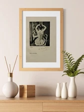 Henri Matisse, Original Hand-signed Print with COA & Appraisal of $3,500