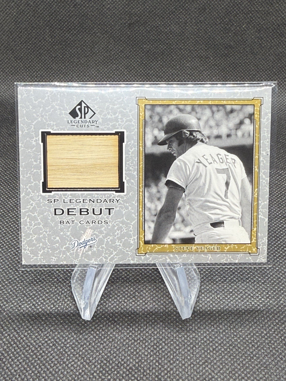 Steve Yeager #B-SY 2001 SP Legendary Cuts Baseball Debut Game-Used Bats
